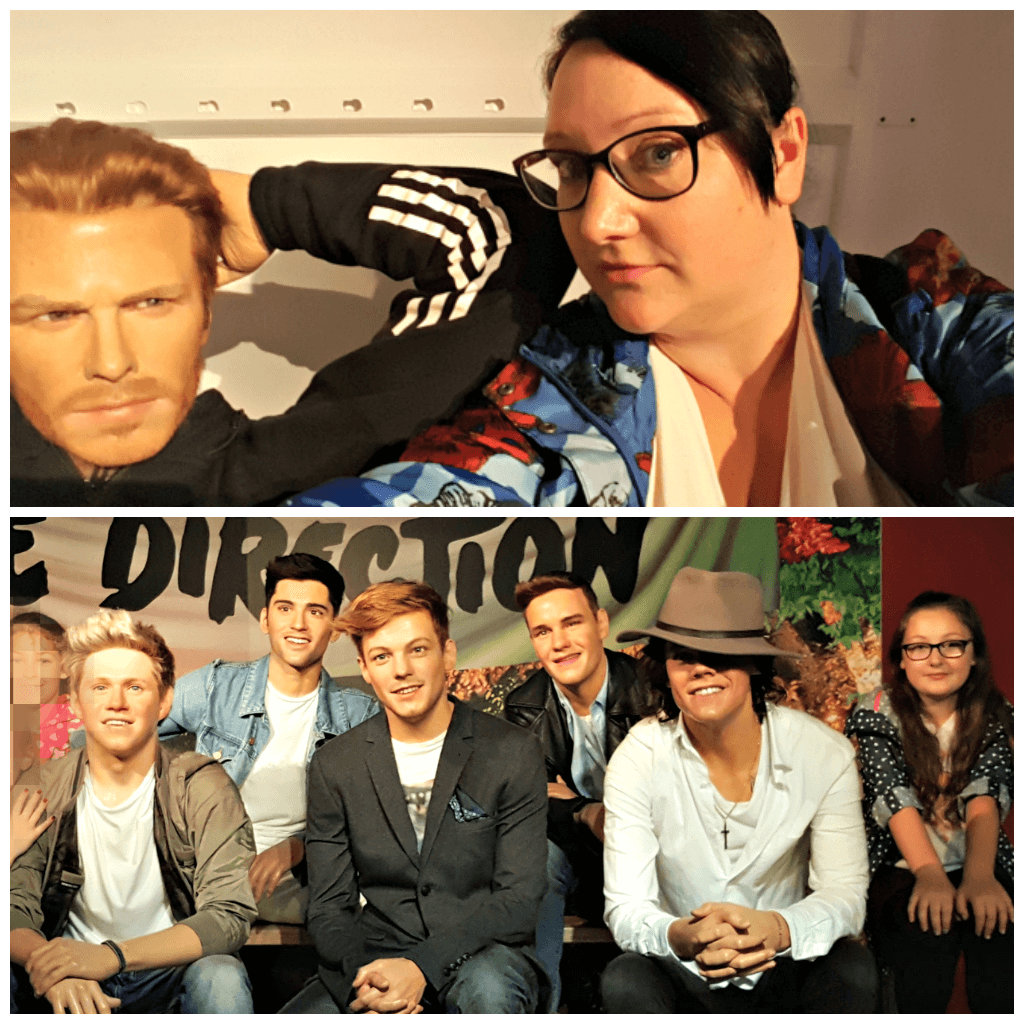 blackpool really does have it all picture of david beckham and one direction in madame tussauds blackpool