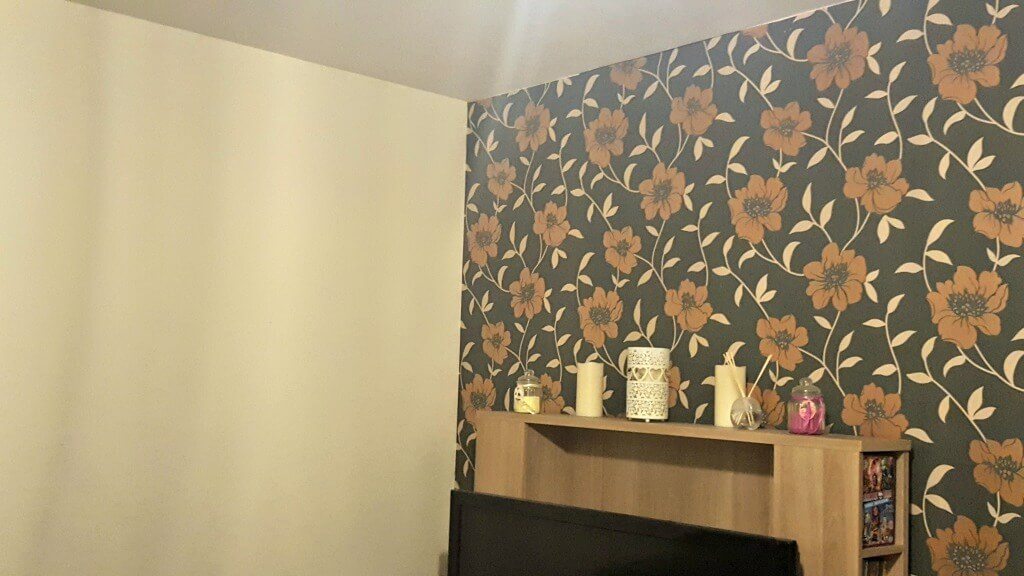new year, new look picture of tv unit with candles