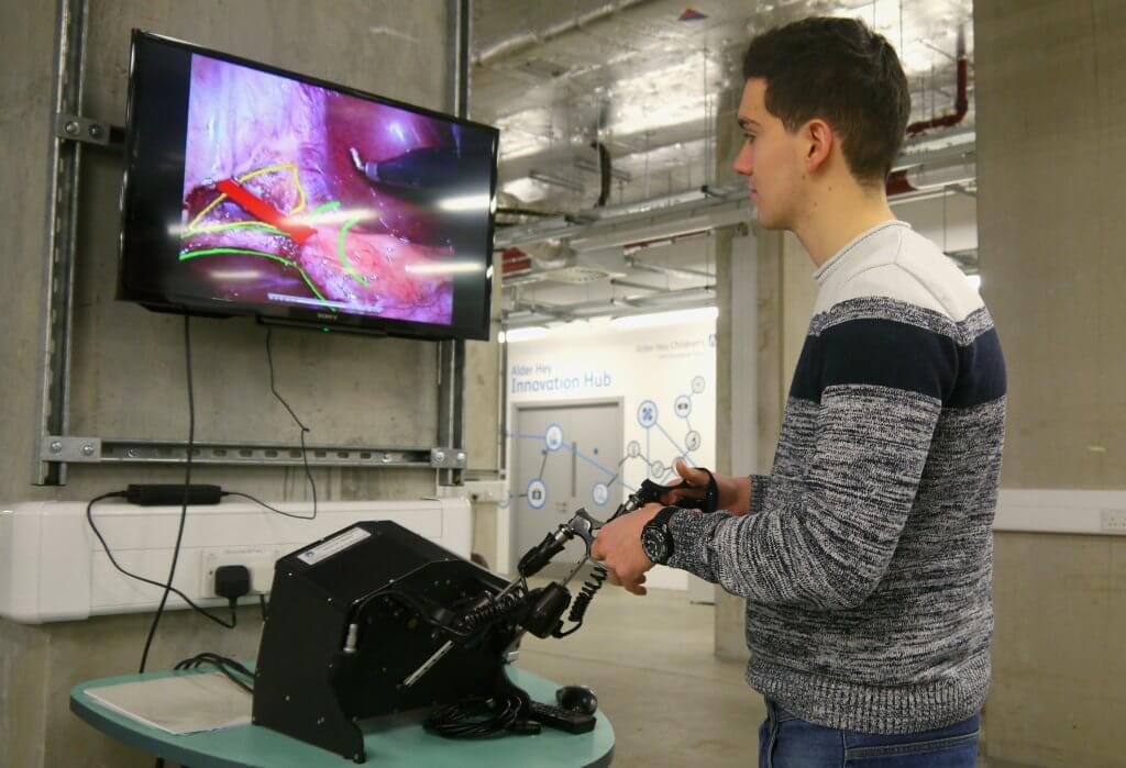 donate to alder hey campaign man using cutting edge technology to operate