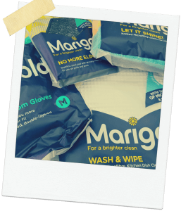 selection of marigold products