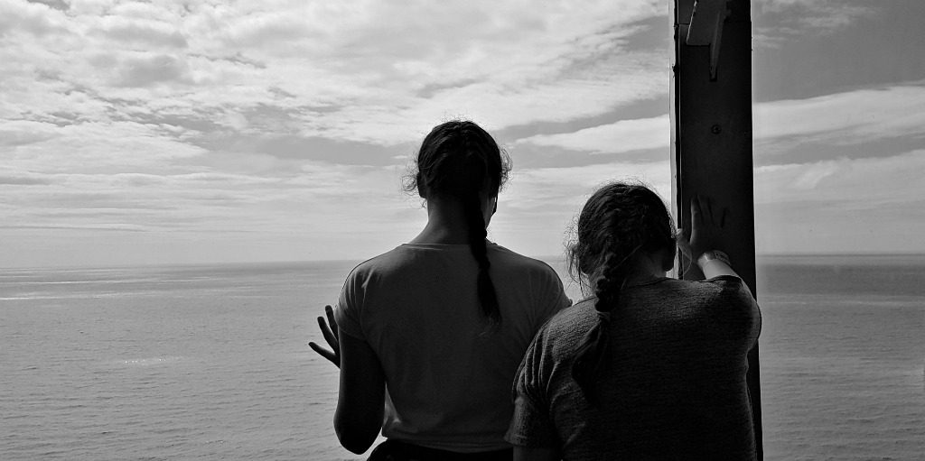 girls-looking-out-over-a-view-in-blackpool