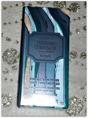 this weeks post of benefit instant comeback serum