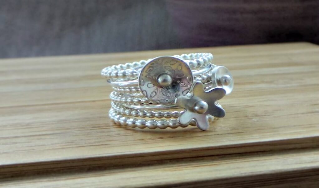 subscription box wishlist sterling silver stacking rings