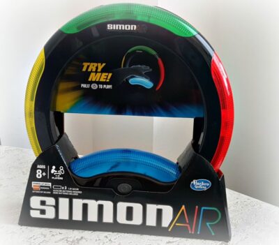 simon air review picture of toy in its box