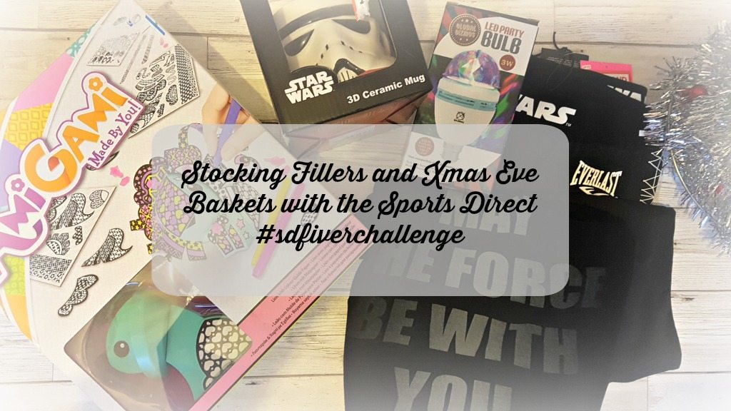 Stocking Fillers & Xmas Eve Baskets with the Sports Direct and BritMums #SDfiverchallenge
