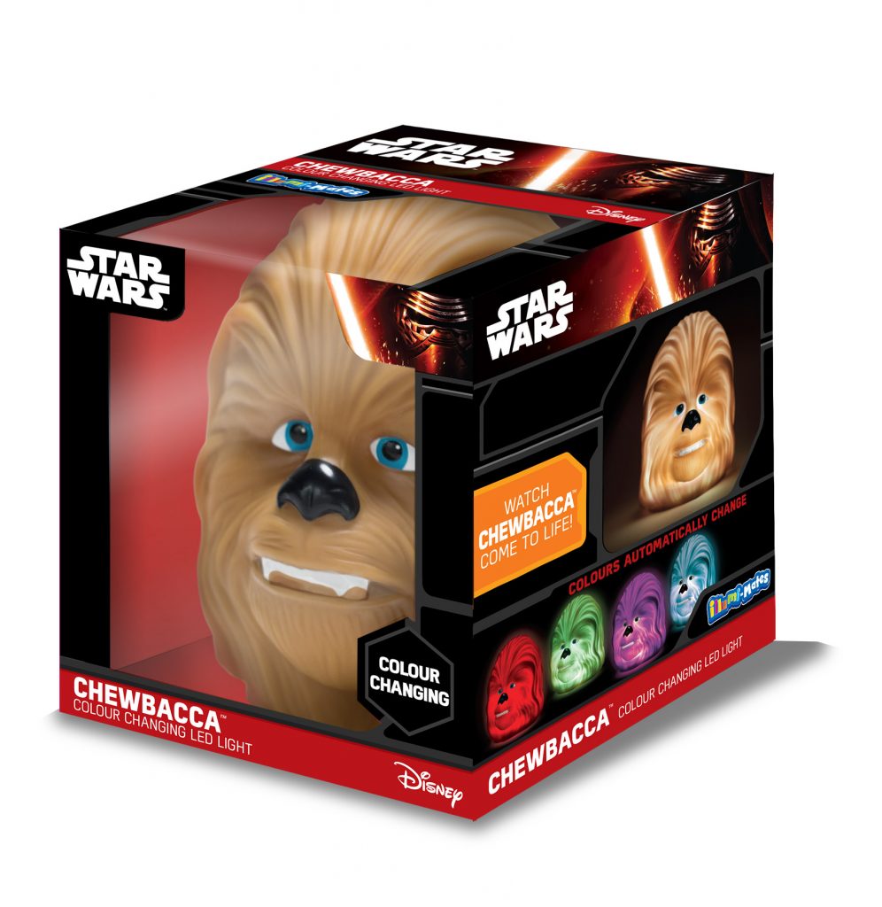 star wars chewbacca immlumimates led light in box