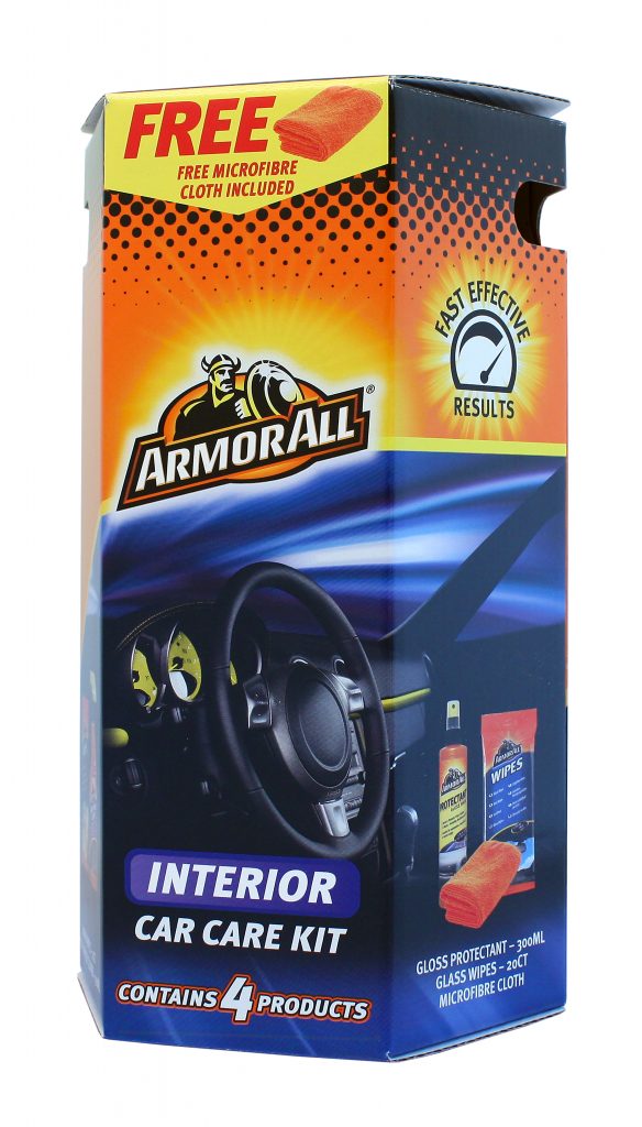 image of an armor all interior car care kit