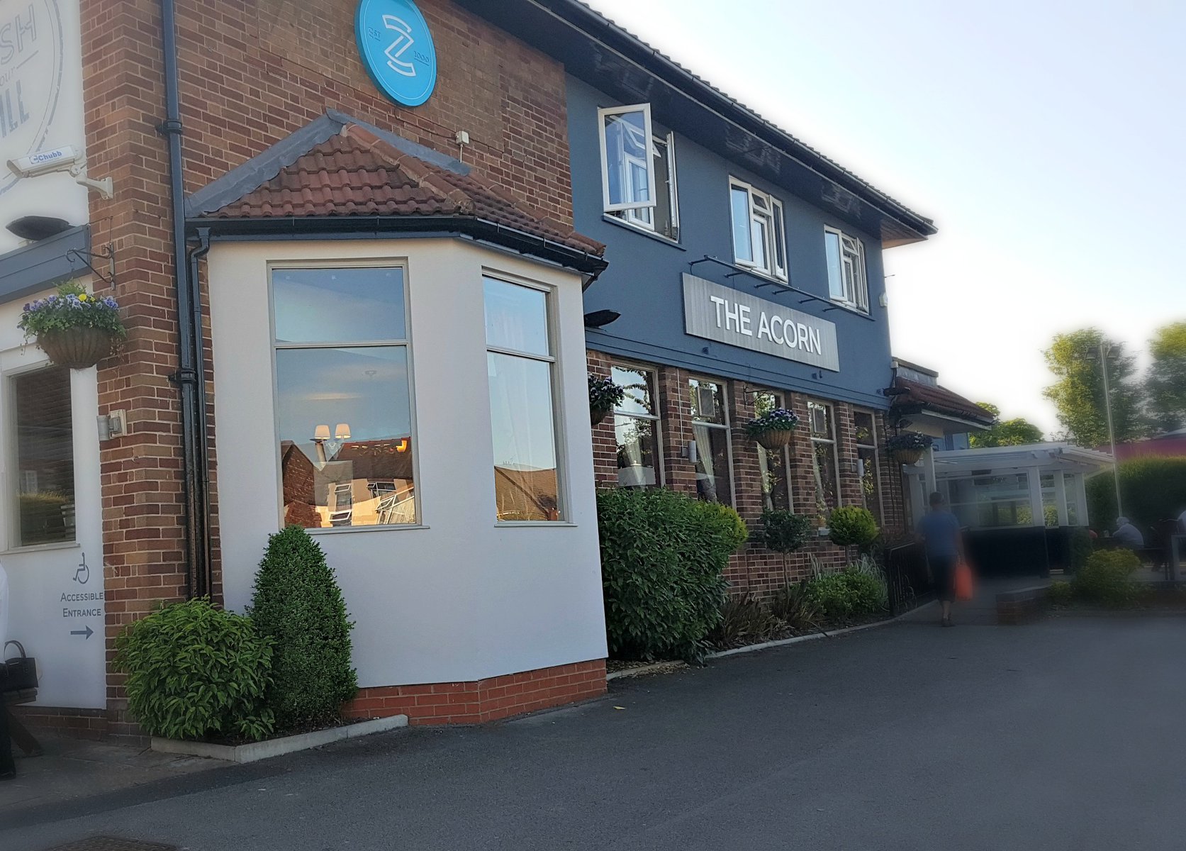 Enjoying Good Food at The Acorn Hotel, Bebington