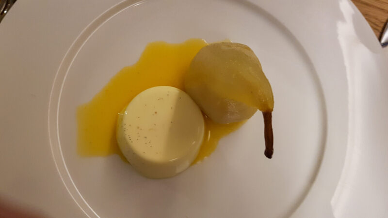 wheelers poached pear dessert