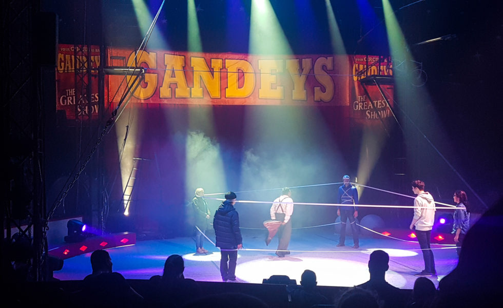 chico rico performing at gandeys circus