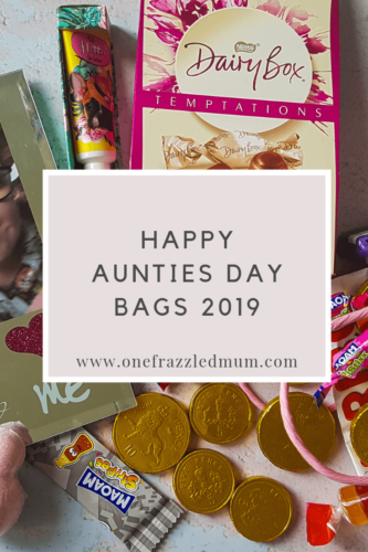 pinterest image of gift bag and sweets