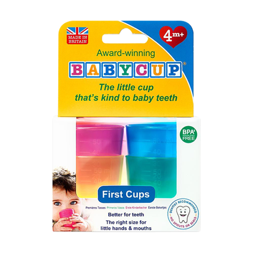an image of a 4 pack of babycup in packaging
