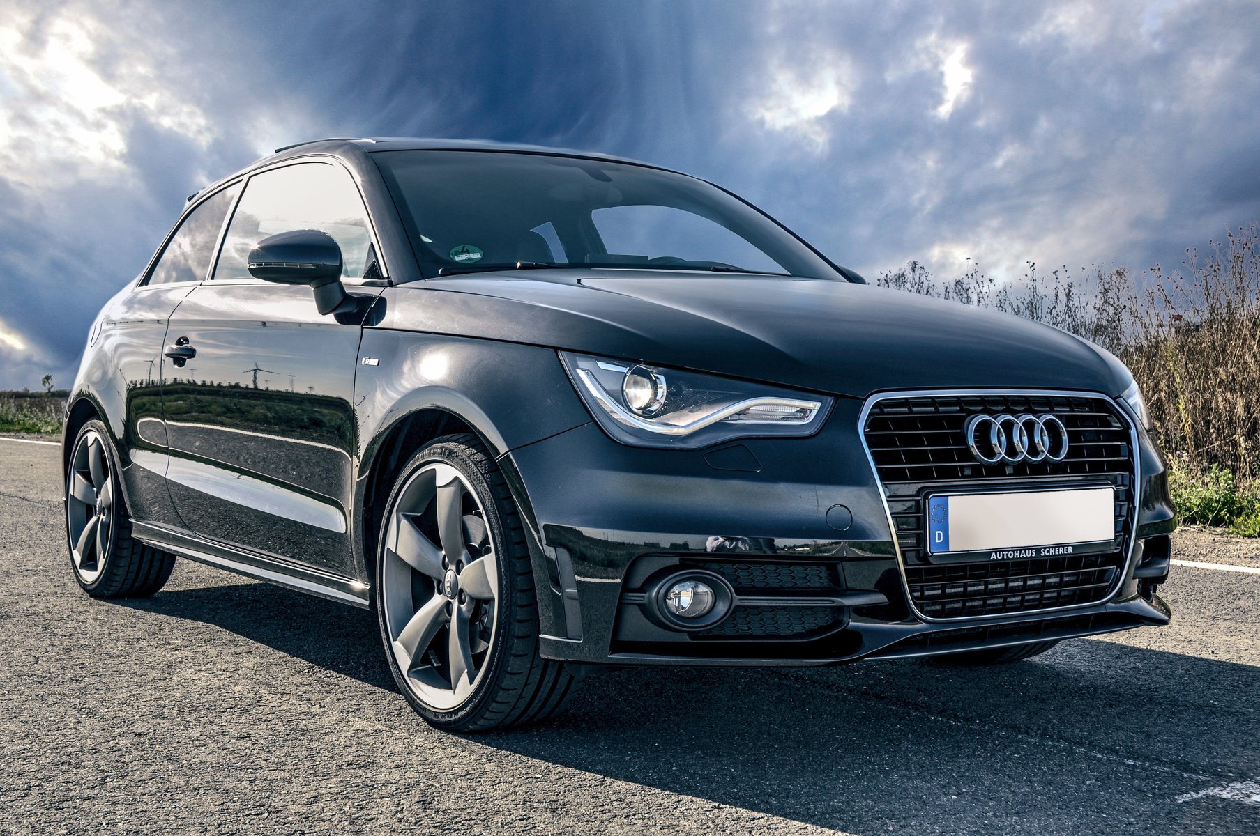 front image of an audi