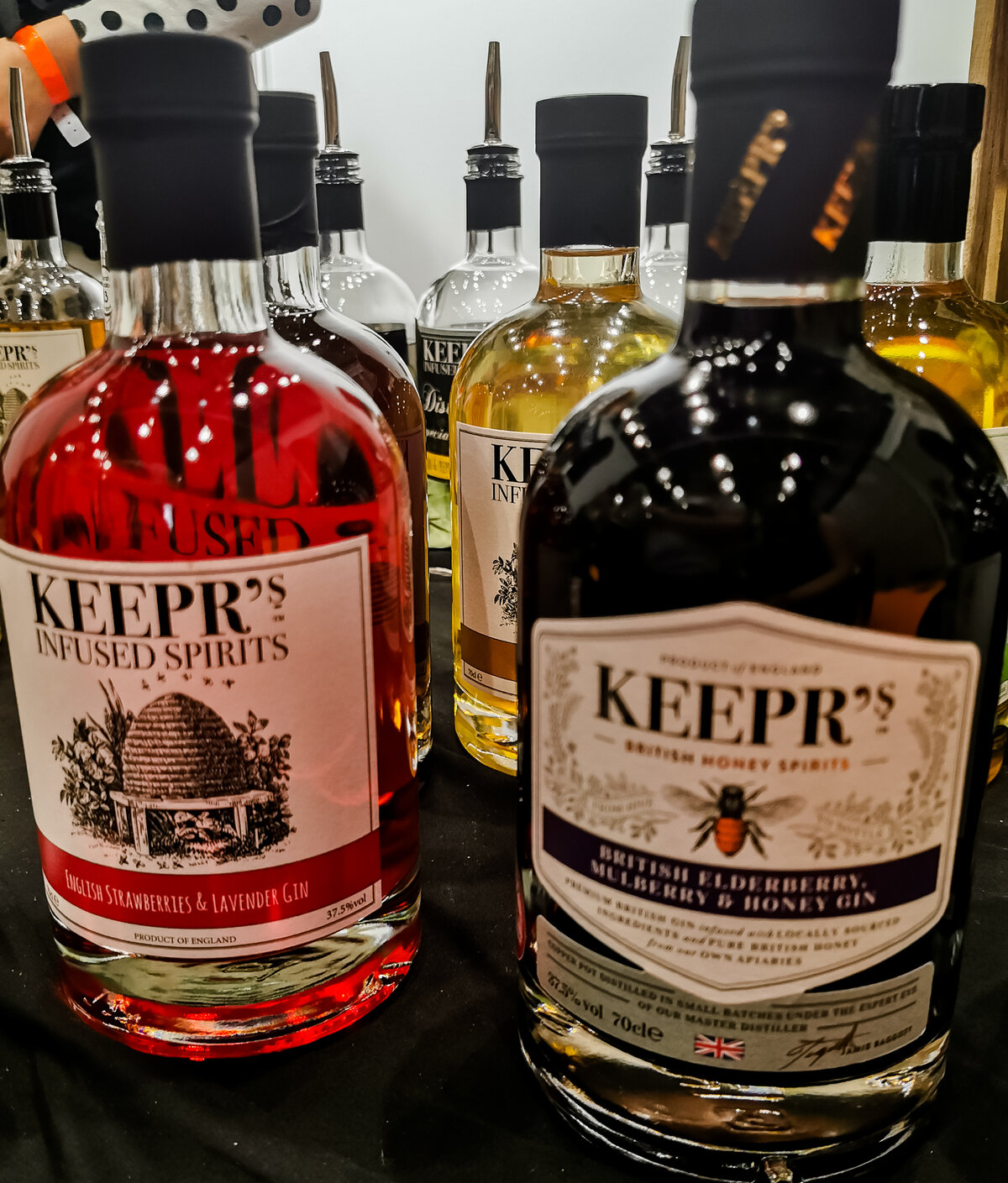 two bottles of keepr gin