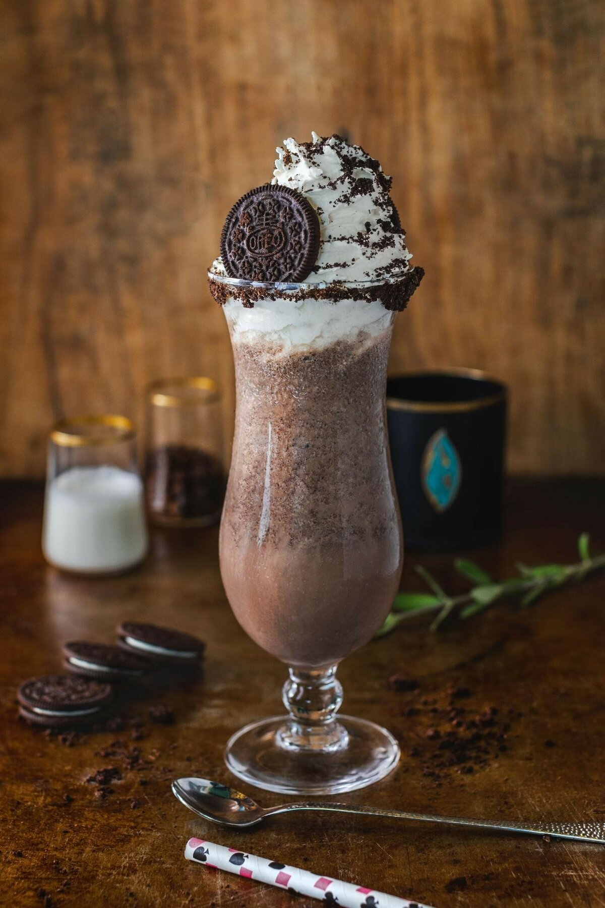 an oreo smoothie