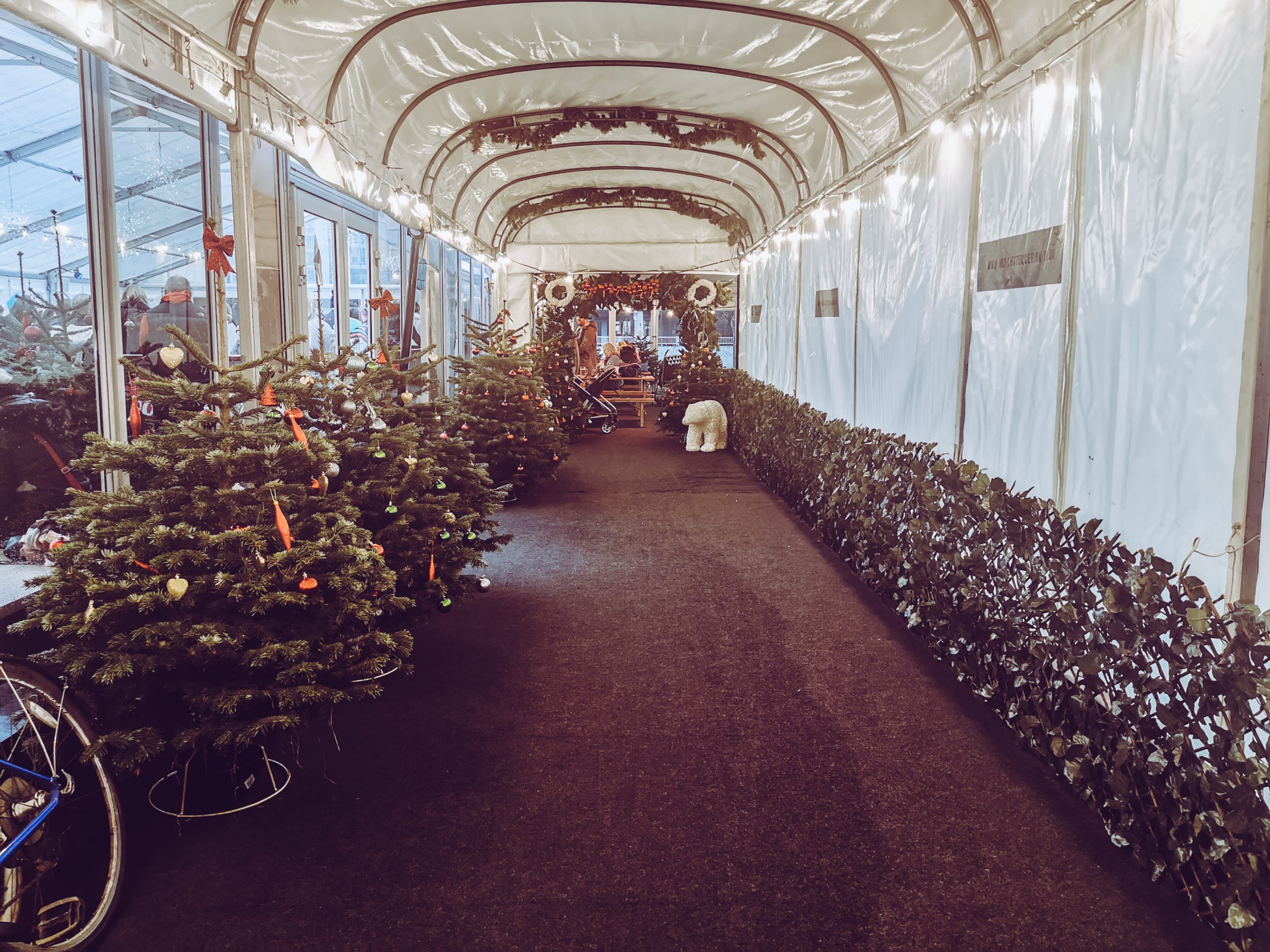 seating area at manchester ice rink