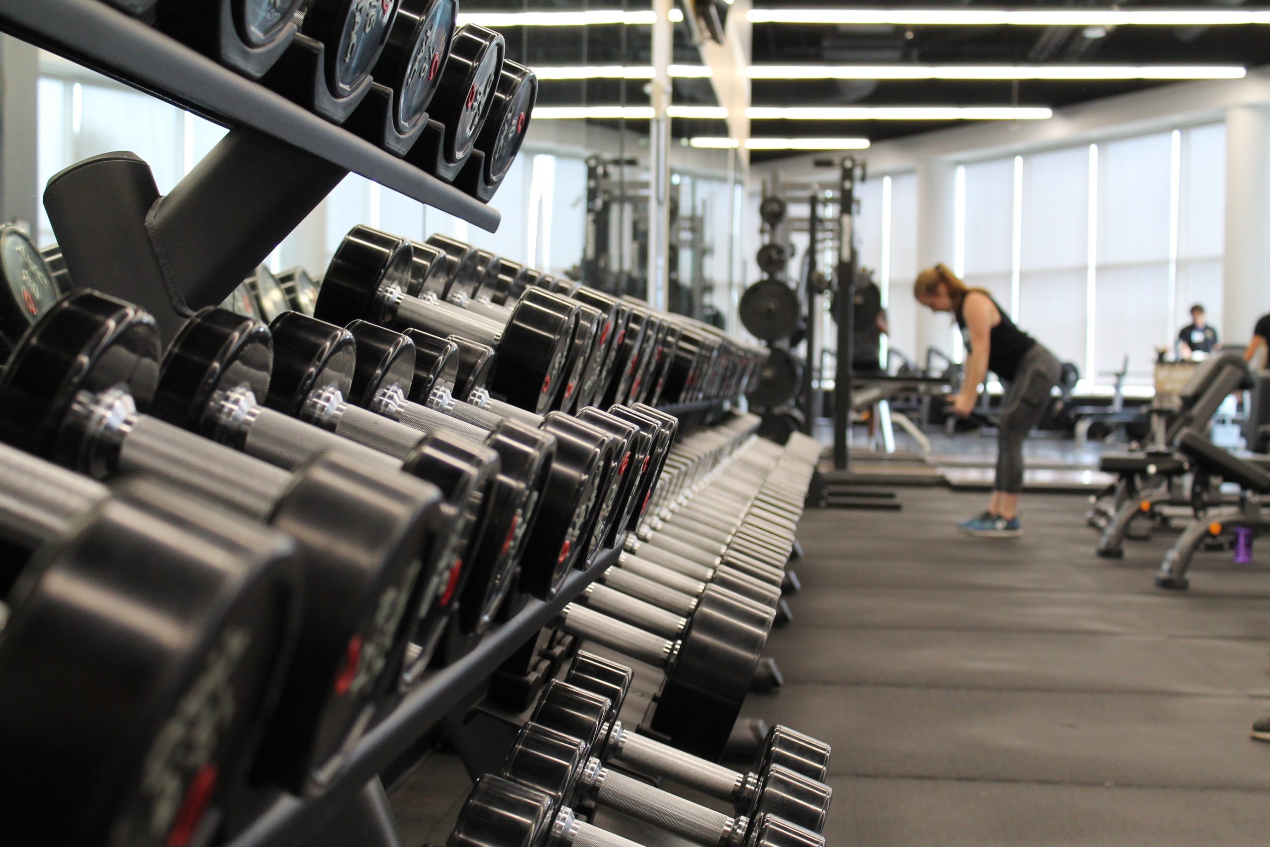 woman in gym