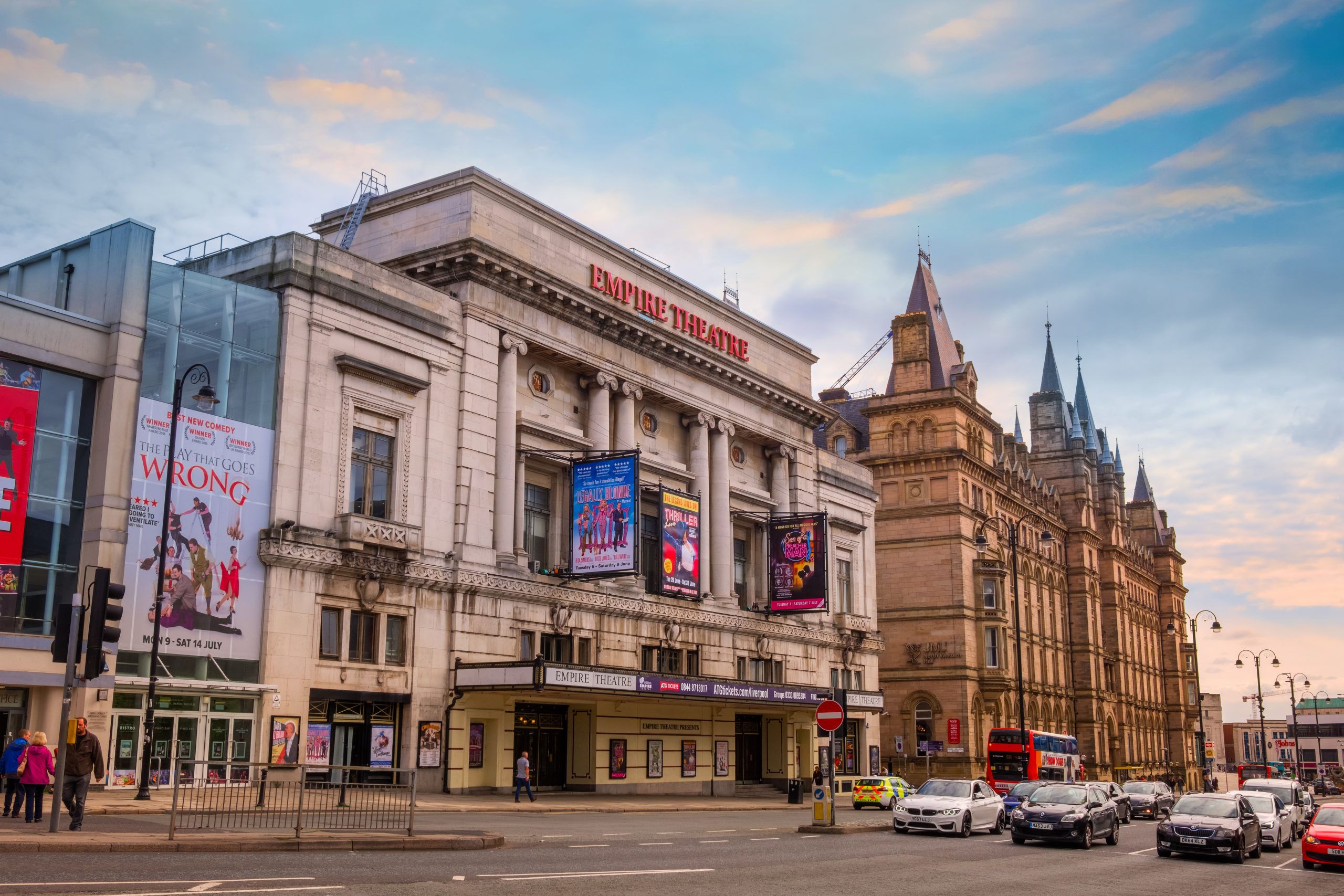 outside of the liverpool empire theatre