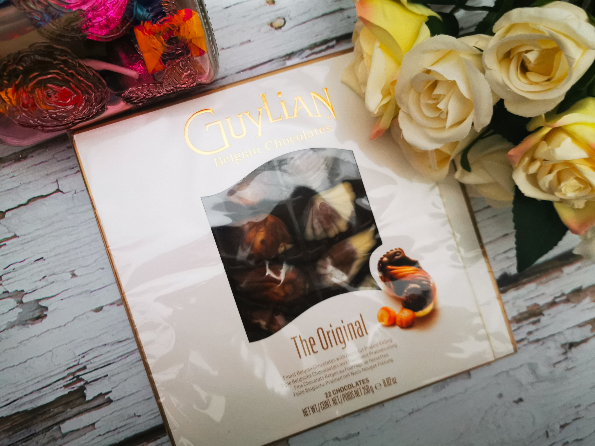 box of guylian chocolates