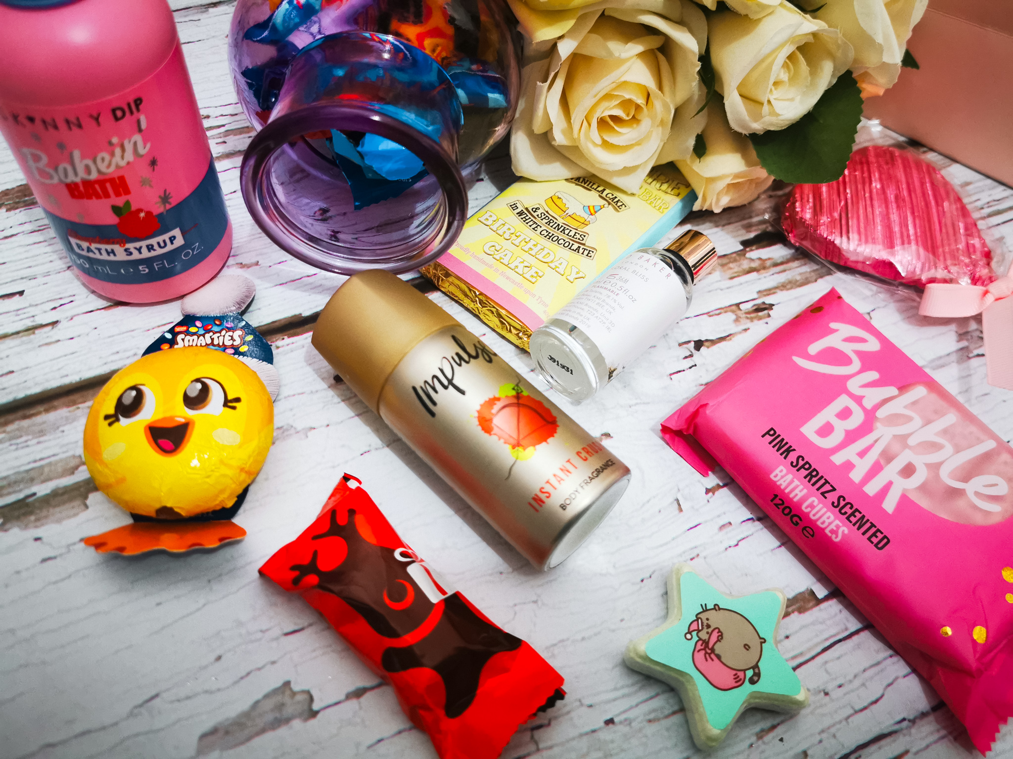 selection of sweets and gifts