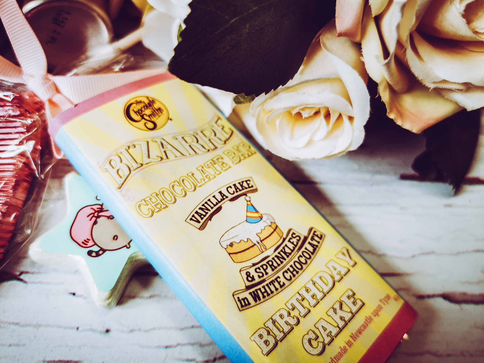 white chocolate bar