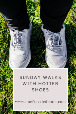 pinterest image with a pair of hotter shoes