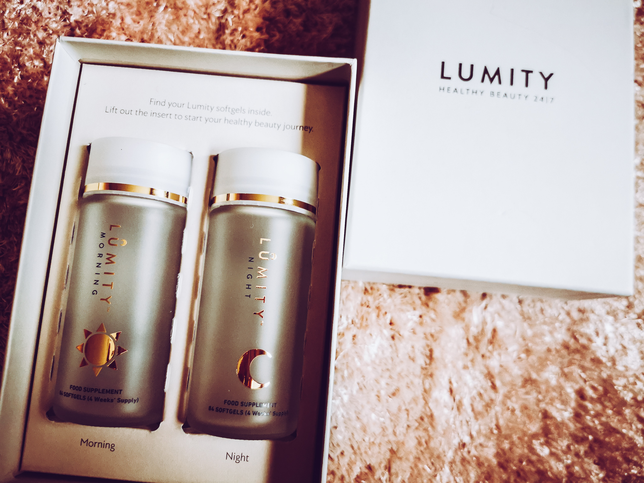 lumity supplements in a box