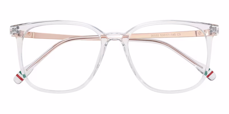 a pair of clear rimmed eyeglasses from glassesshop